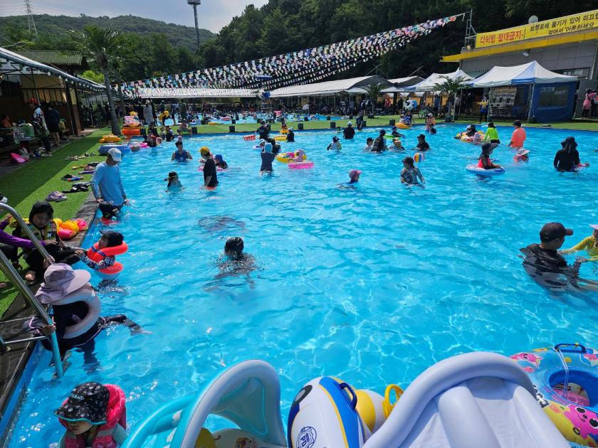 서울근교 아이와 가볼만한 곳, 장흥 고기구워먹는 수영장 - 히든밸리송추 15