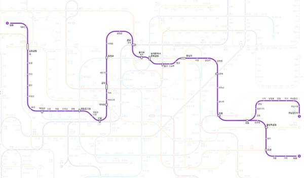 5호선 노선도